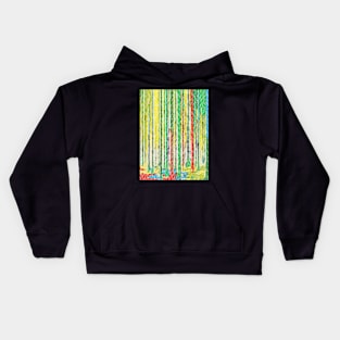 abstract forest landscape Kids Hoodie